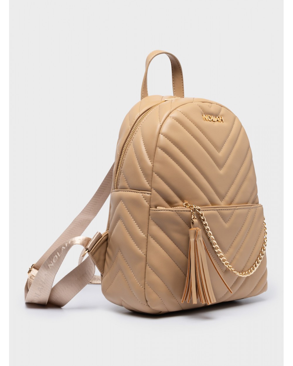 Nolah Γυναικεία Backpack Pedro Beige Γυναικείες Τσάντες