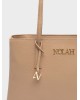 Nolah Γυναικεία Τσάντα ώμου Valia Beige Γυναικείες Τσάντες