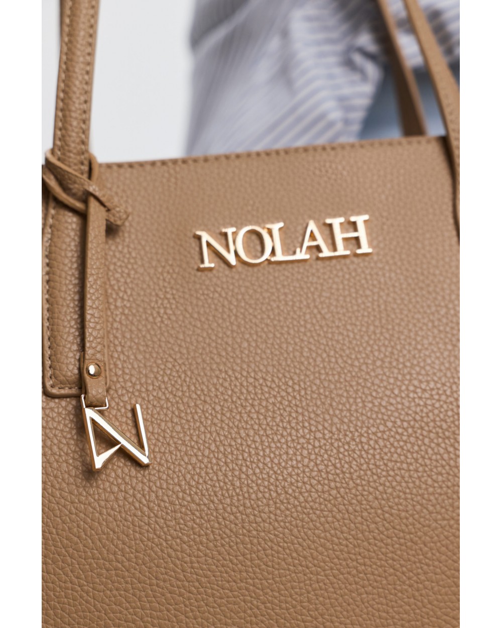 Nolah Γυναικεία Τσάντα ώμου Valia Beige Γυναικείες Τσάντες