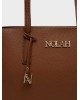 Nolah Γυναικεία Τσάντα ώμου Valia Brown Γυναικείες Τσάντες