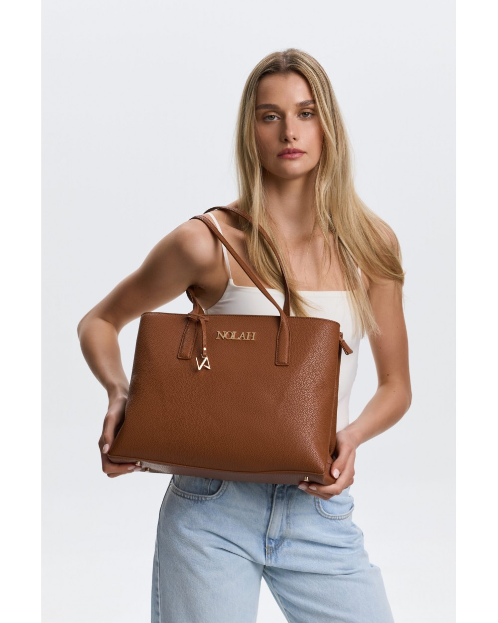 Nolah Γυναικεία Τσάντα ώμου Valia Black Γυναικείες Τσάντες