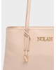 Nolah Γυναικεία Τσάντα ώμου Valia Soft Pink Γυναικείες Τσάντες