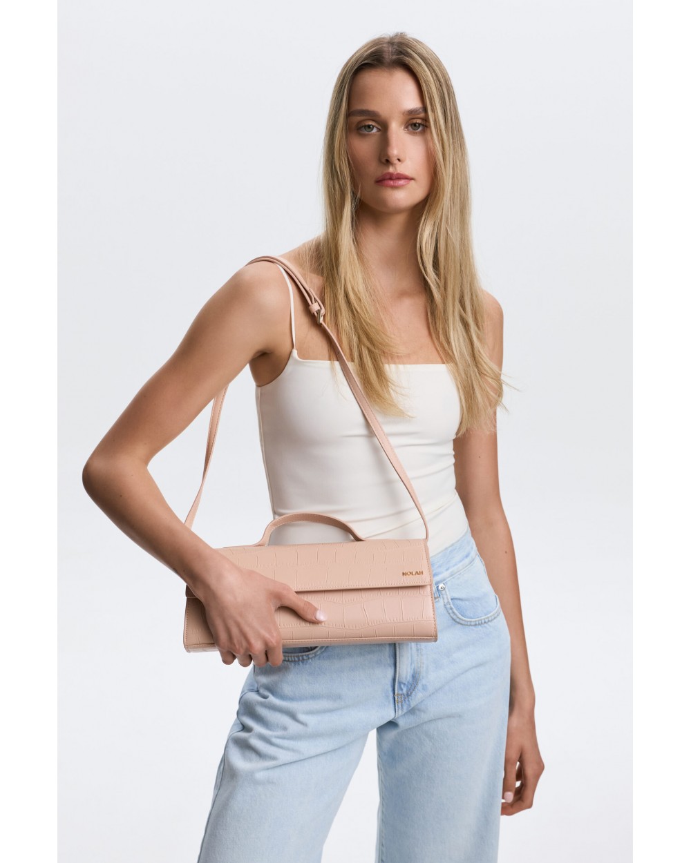 Nolah Γυναικεία Τσάντα ώμου & χιαστί Carmen Lime Γυναικείες Τσάντες