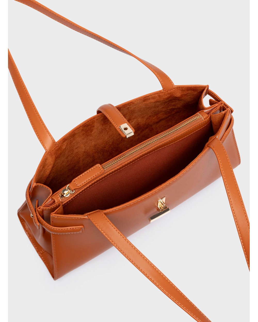 Nolah Γυναικεία Τσάντα ώμου Etienne Orange Γυναικείες Τσάντες