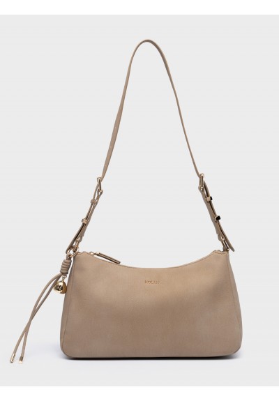Nolah Γυναικεία Τσάντα ώμου Antoine Beige