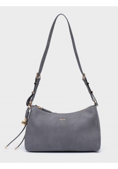 Nolah Γυναικεία Τσάντα ώμου Antoine Light Grey