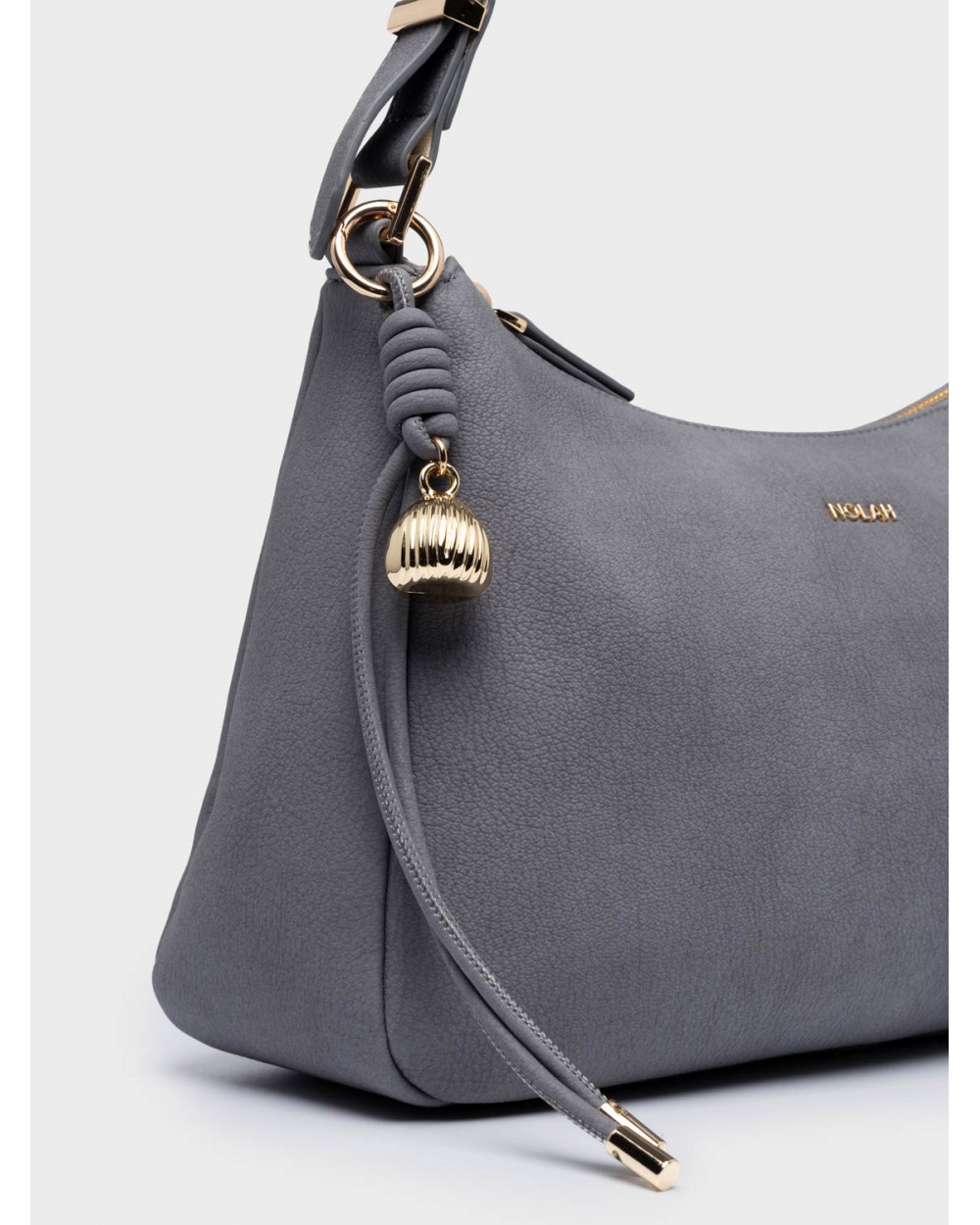 Nolah Γυναικεία Τσάντα ώμου Antoine Light Grey Γυναικείες Τσάντες