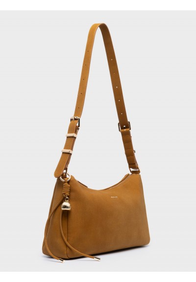 Nolah Γυναικεία Τσάντα ώμου Antoine Light Brown