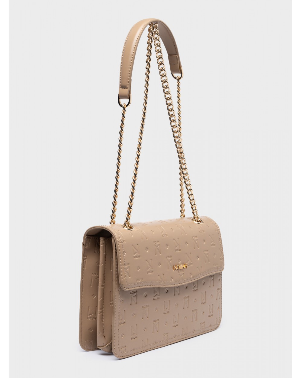 Nolah Γυναικεία Τσάντα ώμου Marjory Beige Γυναικείες Τσάντες
