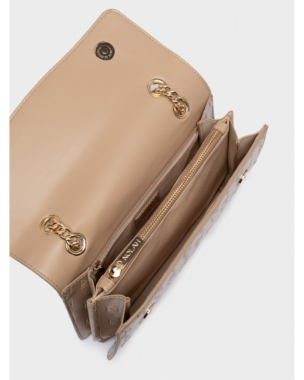 Nolah Γυναικεία Τσάντα ώμου Marjory Beige Γυναικείες Τσάντες