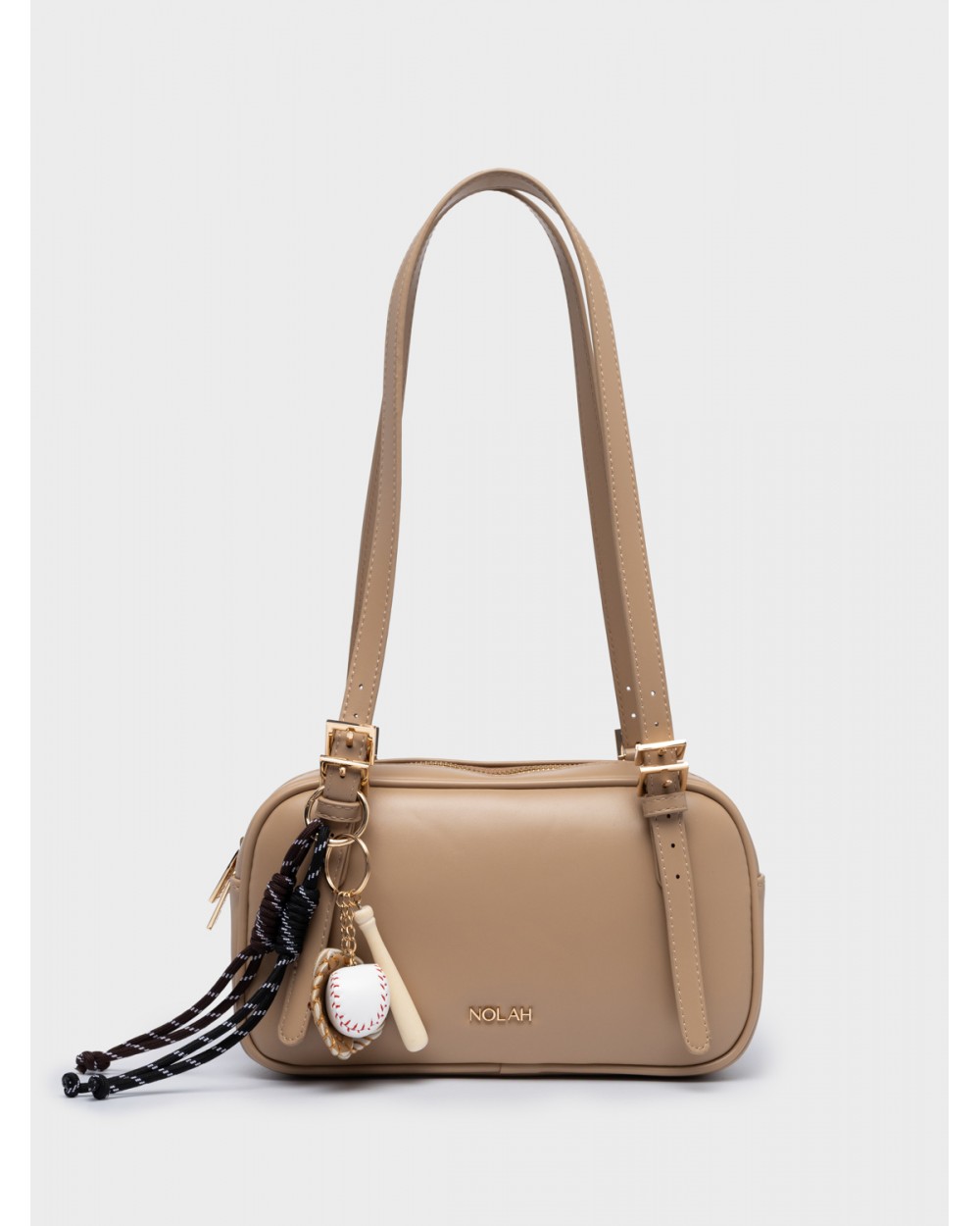 Nolah Γυναικεία Τσάντα ώμου Hockey Beige Γυναικείες Τσάντες