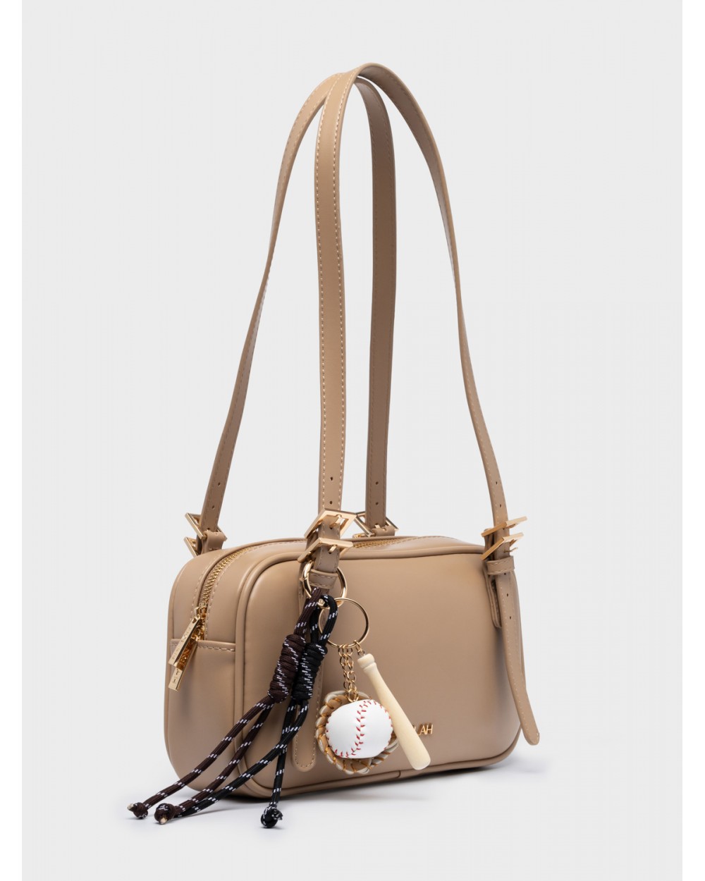 Nolah Γυναικεία Τσάντα ώμου Hockey Beige Γυναικείες Τσάντες