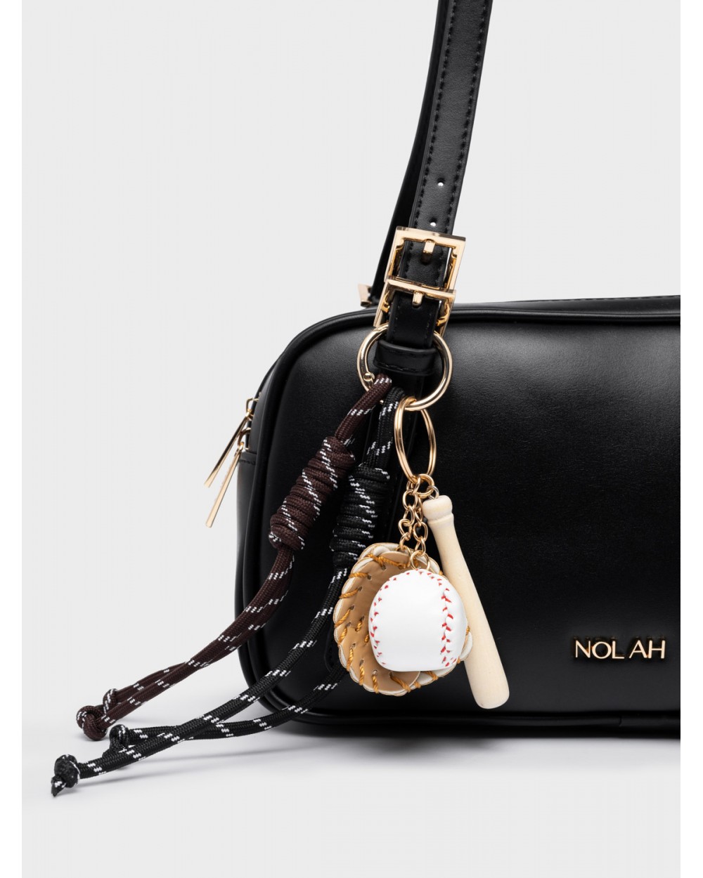 Nolah Γυναικεία Τσάντα ώμου Hockey Black Γυναικείες Τσάντες