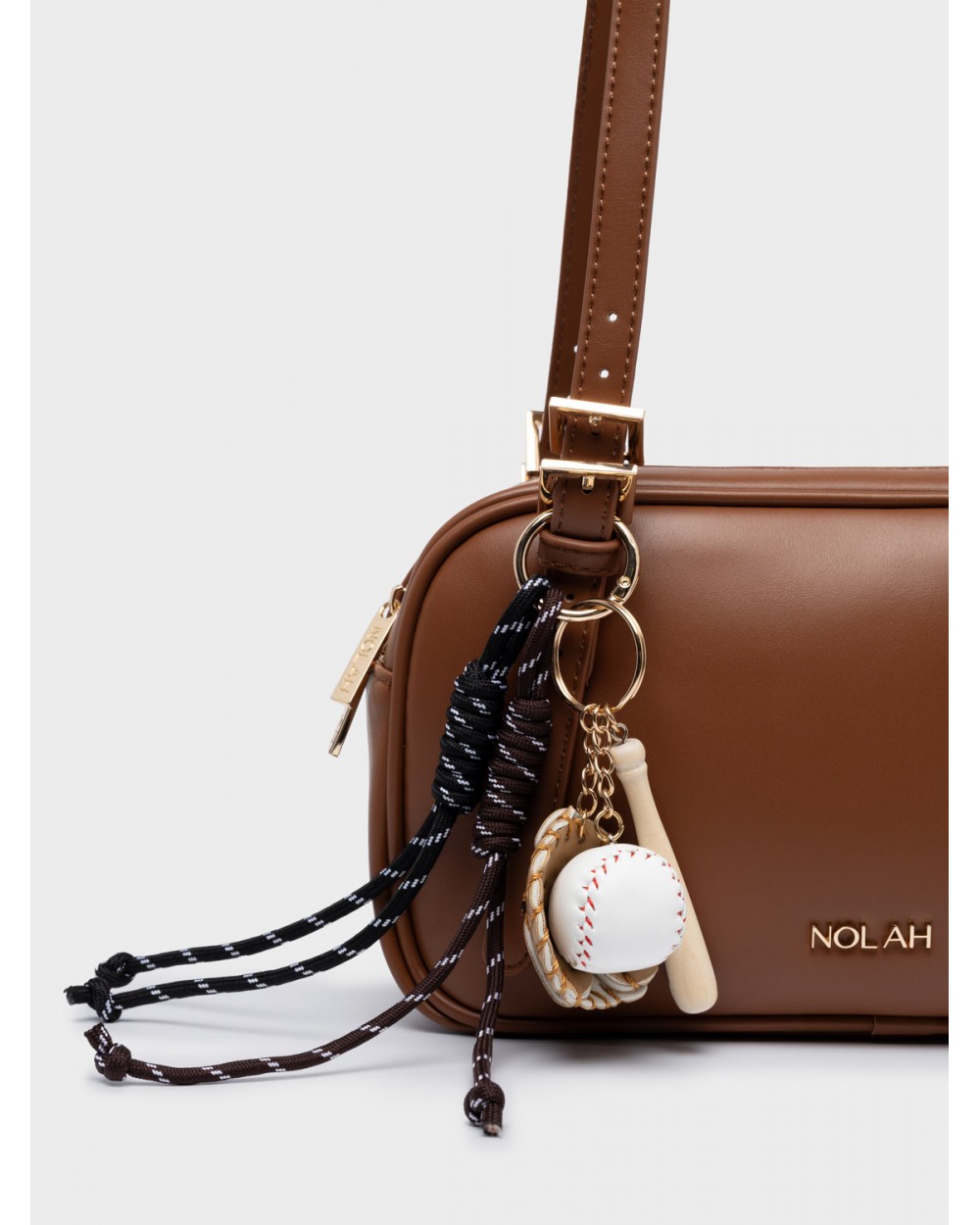 Nolah Γυναικεία Τσάντα ώμου Hockey Brown Γυναικείες Τσάντες