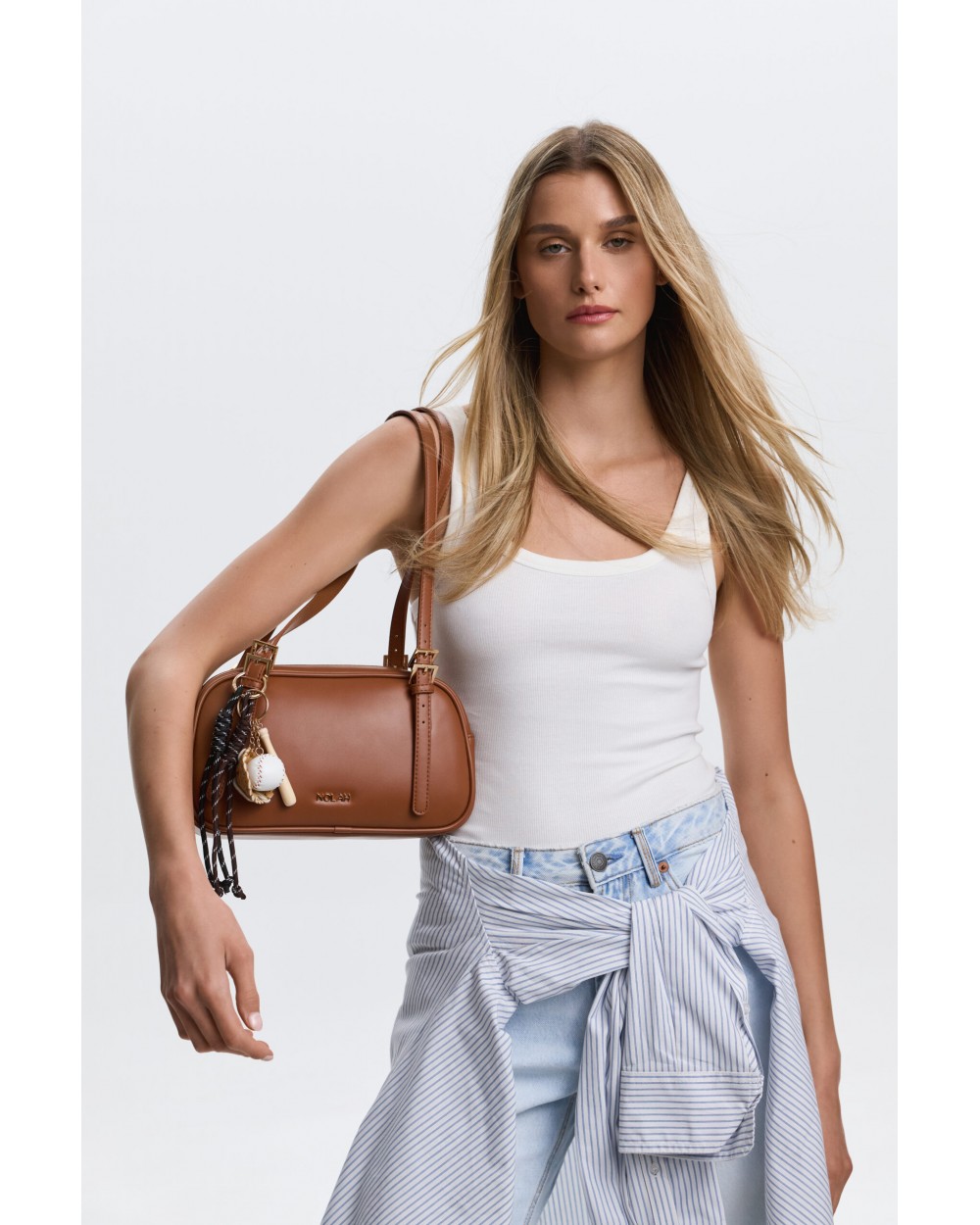 Nolah Γυναικεία Τσάντα ώμου Hockey Black Γυναικείες Τσάντες