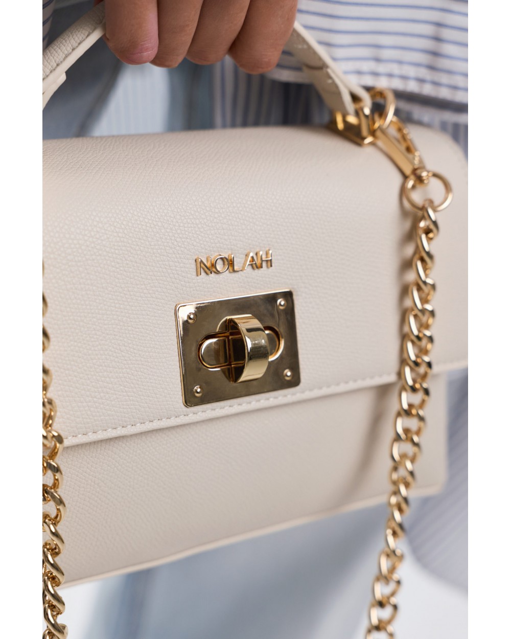 Nolah Γυναικεία Τσάντα ώμου & χιαστί Alba Offwhite Γυναικείες Τσάντες