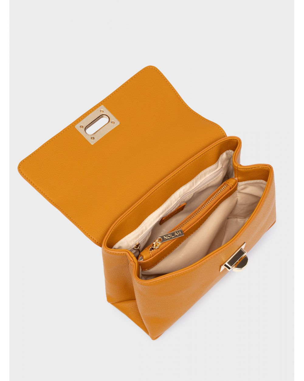 Nolah Γυναικεία Τσάντα ώμου & χιαστί Alba Yellow Mustard Γυναικείες Τσάντες