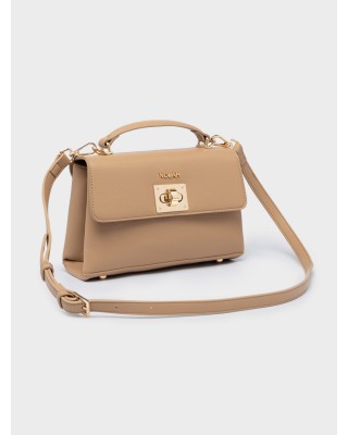 Nolah Γυναικεία Τσάντα ώμου & χιαστί Alba Beige