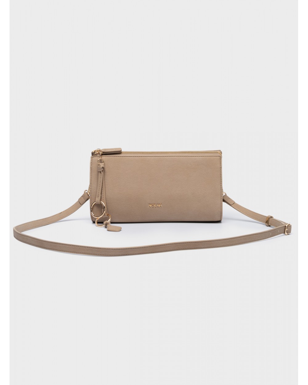 Nolah Γυναικεία Τσάντα ώμου & χιαστί Aura Beige Γυναικείες Τσάντες