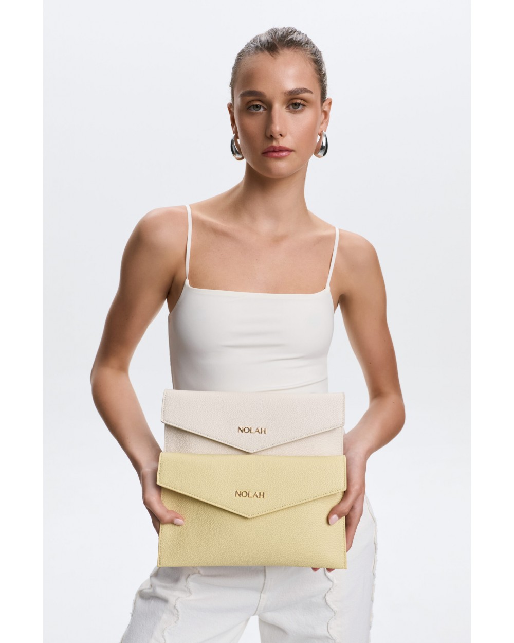 Nolah Γυναικεία Τσάντα ώμου & χιαστί Aggelina Lemon Γυναικείες Τσάντες