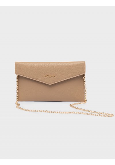 Nolah Γυναικεία Τσάντα ώμου & χιαστί Aggelina Beige