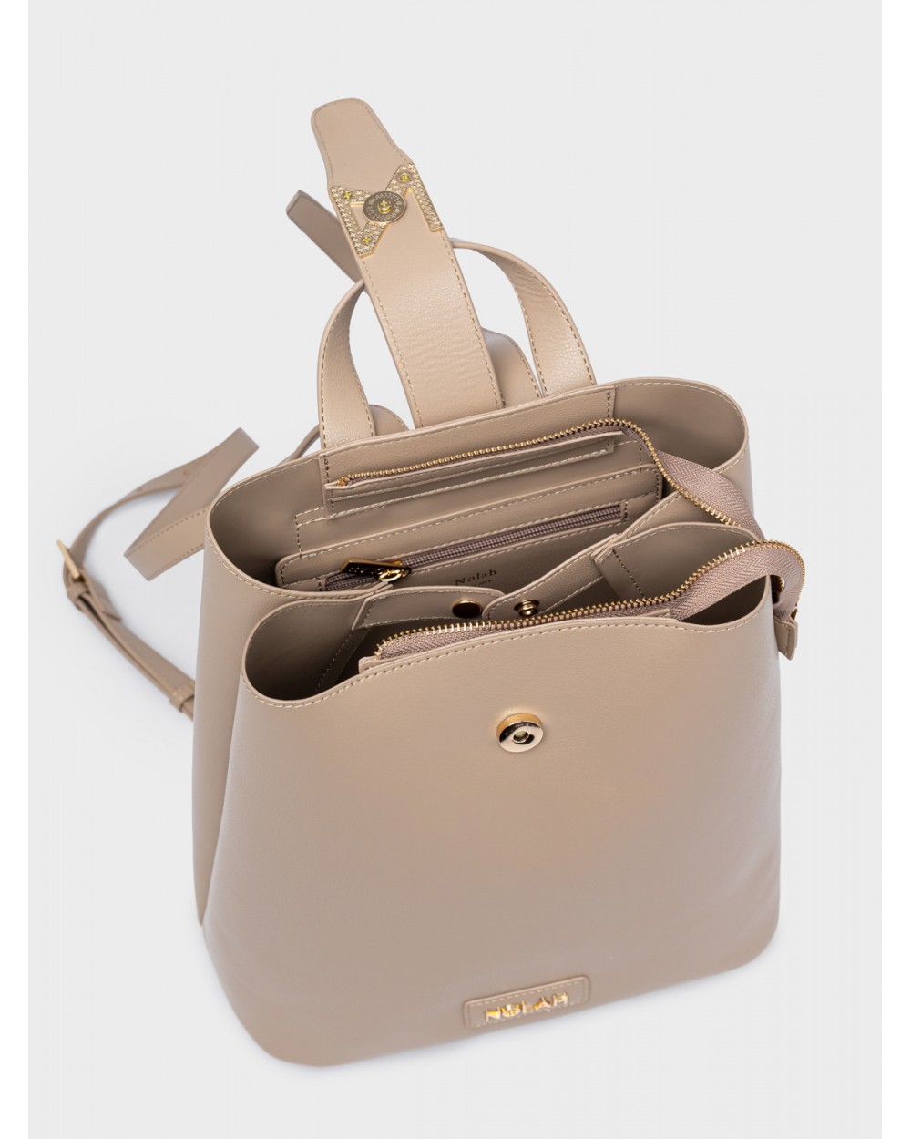 Nolah Γυναικεία Backpack Lauren Beige Γυναικείες Τσάντες