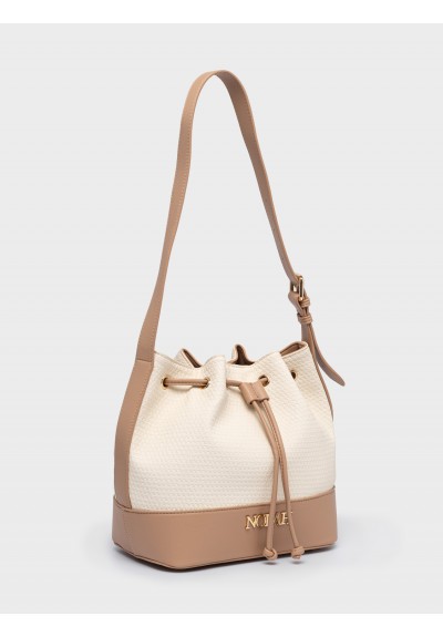 Nolah Γυναικεία Τσάντα ώμου Felicity Cream Beige