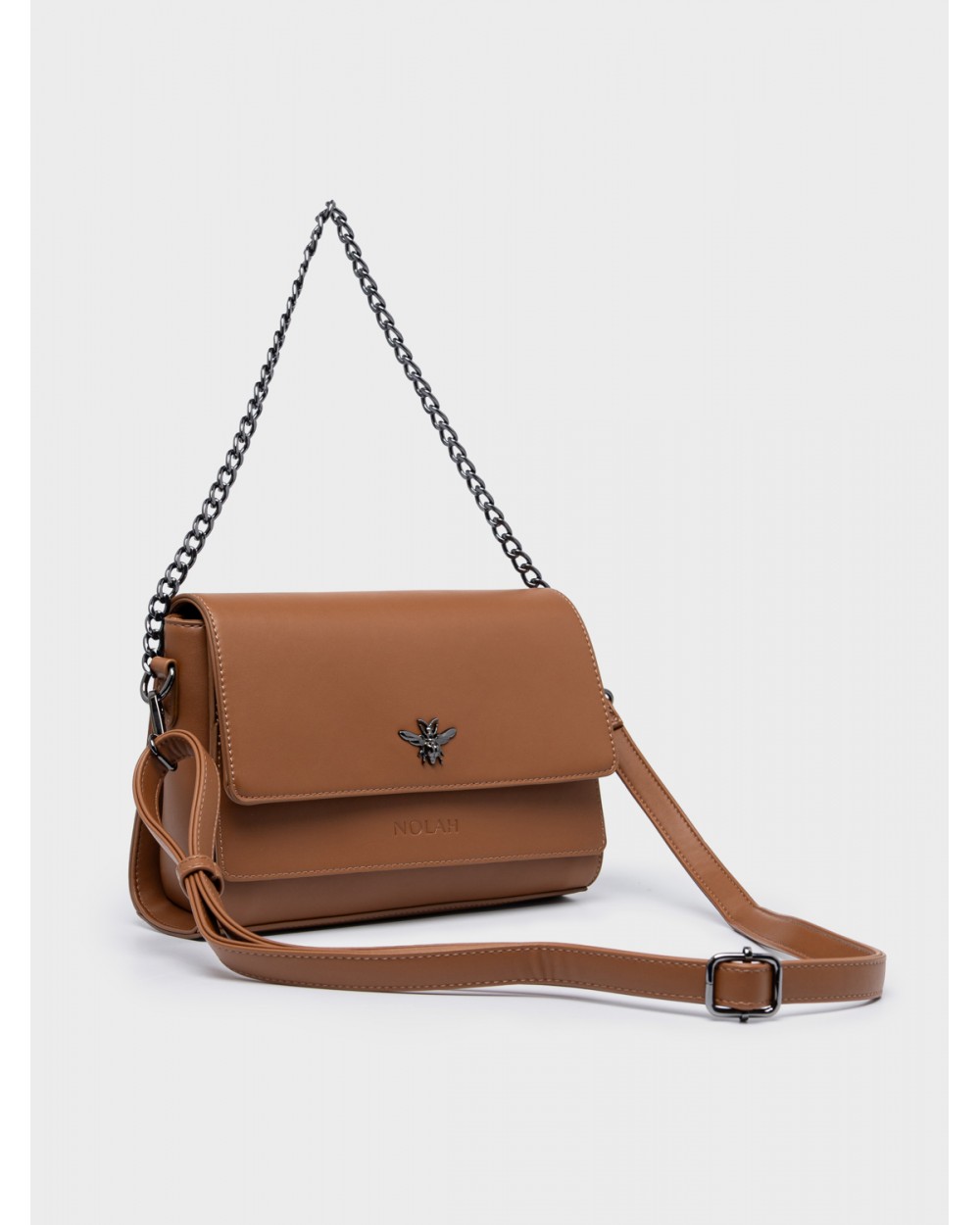 Nolah Γυναικεία Τσάντα ώμου & χιαστί Eva Brown Γυναικείες Τσάντες