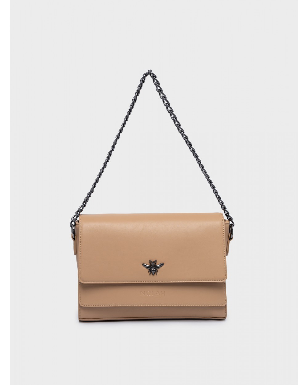 Nolah Γυναικεία Τσάντα ώμου & χιαστί Eva Beige Γυναικείες Τσάντες