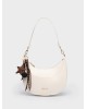 Nolah Γυναικεία Τσάντα ώμου & χιαστί Fabela Ivory Light Gold Γυναικείες Τσάντες