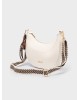 Nolah Γυναικεία Τσάντα ώμου & χιαστί Fabela Ivory Light Gold Γυναικείες Τσάντες