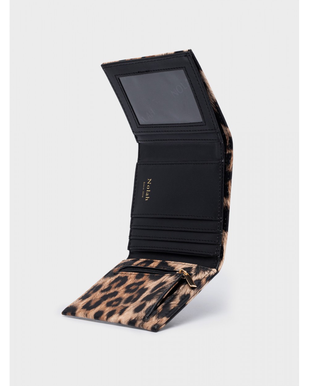 Nolah Γυναικείο Πορτοφόλι Lana Brown Leopard Γυναικεία Πορτοφόλια