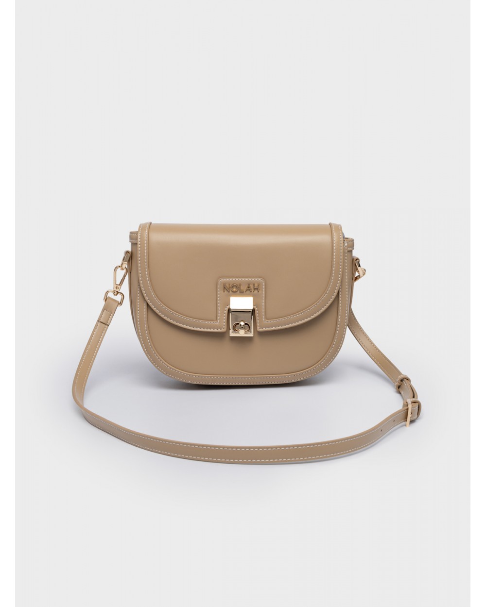 Nolah Γυναικεία Τσάντα ώμου & χιαστί Madrid Light Beige Γυναικείες Τσάντες