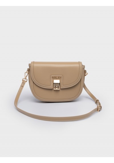 Nolah Γυναικεία Τσάντα ώμου & χιαστί Madrid Light Beige