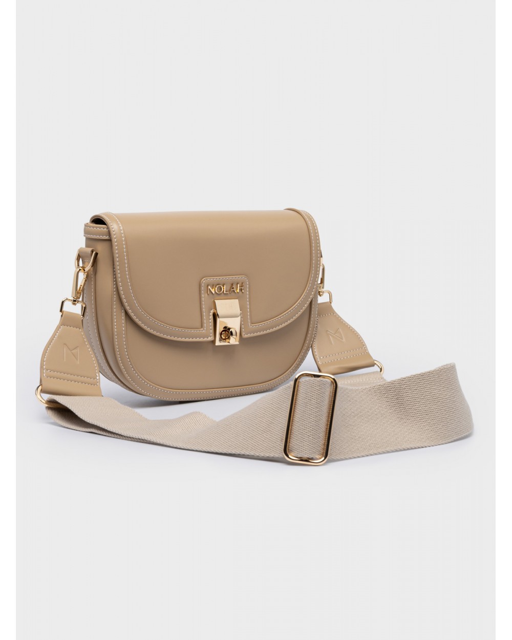 Nolah Γυναικεία Τσάντα ώμου & χιαστί Madrid Light Beige Γυναικείες Τσάντες