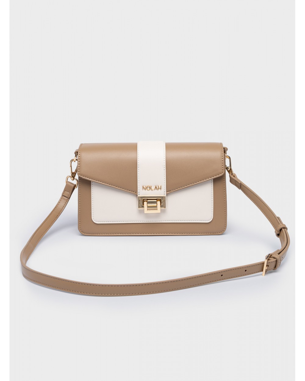Nolah Γυναικεία Τσάντα ώμου & χιαστί Danny Beige – Cream Γυναικείες Τσάντες