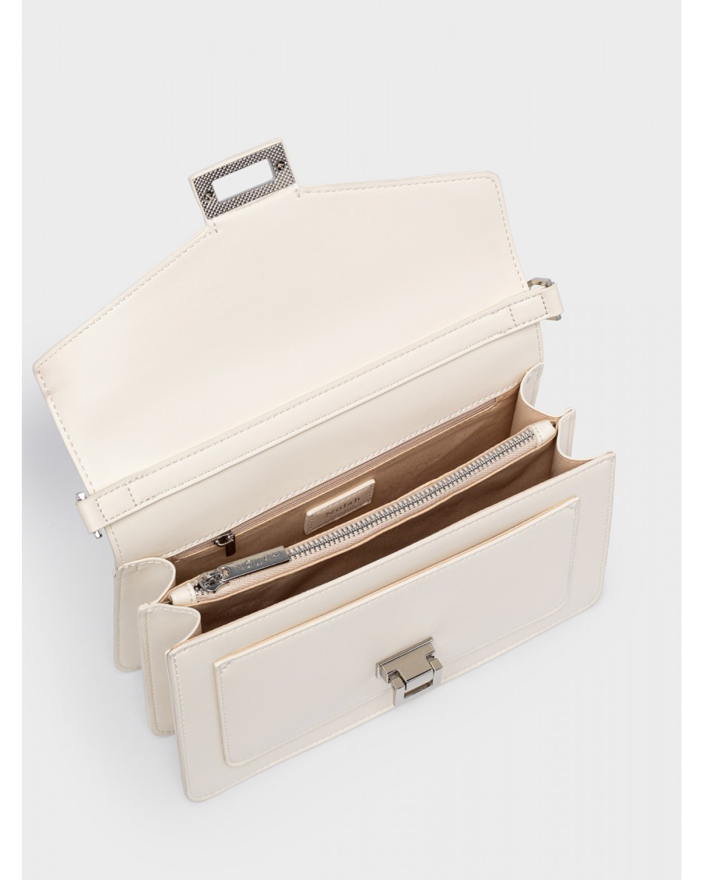 Nolah Γυναικεία Τσάντα ώμου & χιαστί Danny Offwhite – Silver Γυναικείες Τσάντες