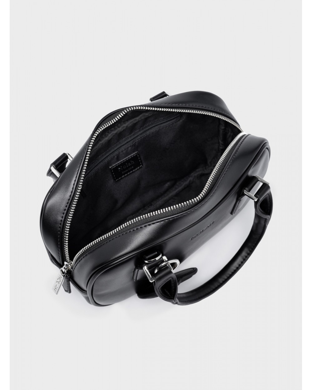 Nolah Γυναικεία Τσάντα ώμου & χιαστί Lovey Black Silver Γυναικείες Τσάντες