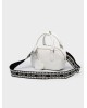 Nolah Γυναικεία Τσάντα ώμου & χιαστί Lovey White Silver Γυναικείες Τσάντες