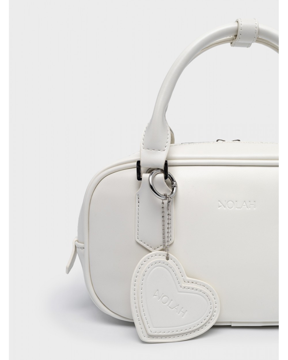 Nolah Γυναικεία Τσάντα ώμου & χιαστί Lovey White Silver Γυναικείες Τσάντες