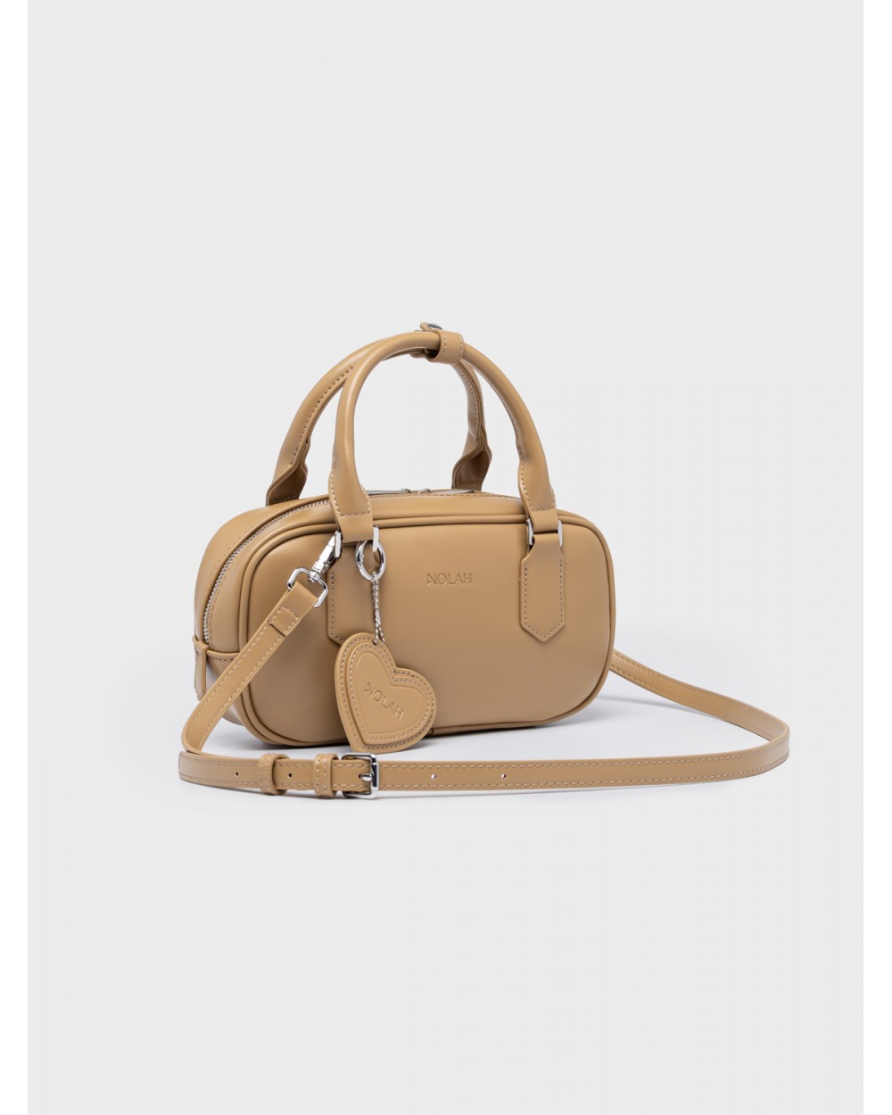 Nolah Γυναικεία Τσάντα ώμου & χιαστί Lovey Beige Silver Γυναικείες Τσάντες