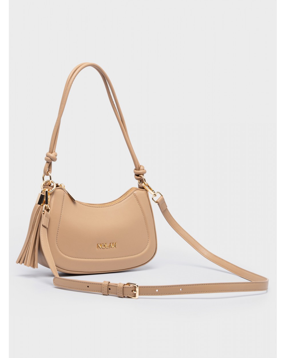 Nolah Γυναικεία Τσάντα ώμου & χιαστί Melina Beige Γυναικείες Τσάντες