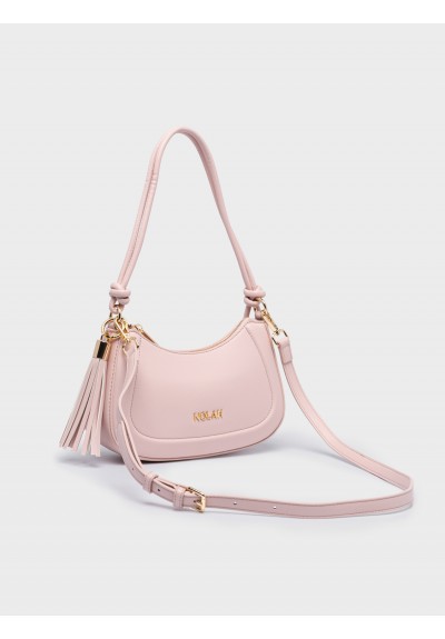 Nolah Γυναικεία Τσάντα ώμου & χιαστί Melina Pastel Pink