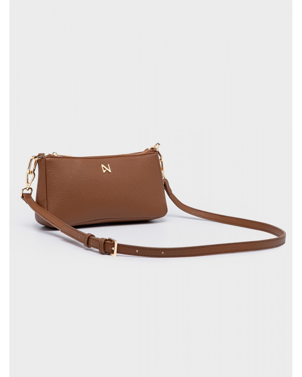 Nolah Γυναικεία Τσάντα ώμου & χιαστί Flavia Brown Γυναικείες Τσάντες