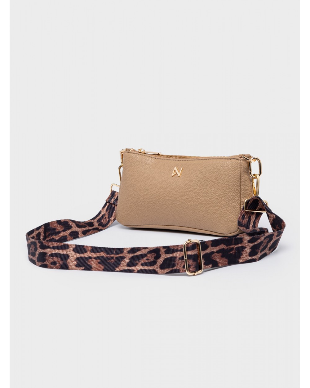 Nolah Γυναικεία Τσάντα ώμου & χιαστί Flavia Beige Γυναικείες Τσάντες