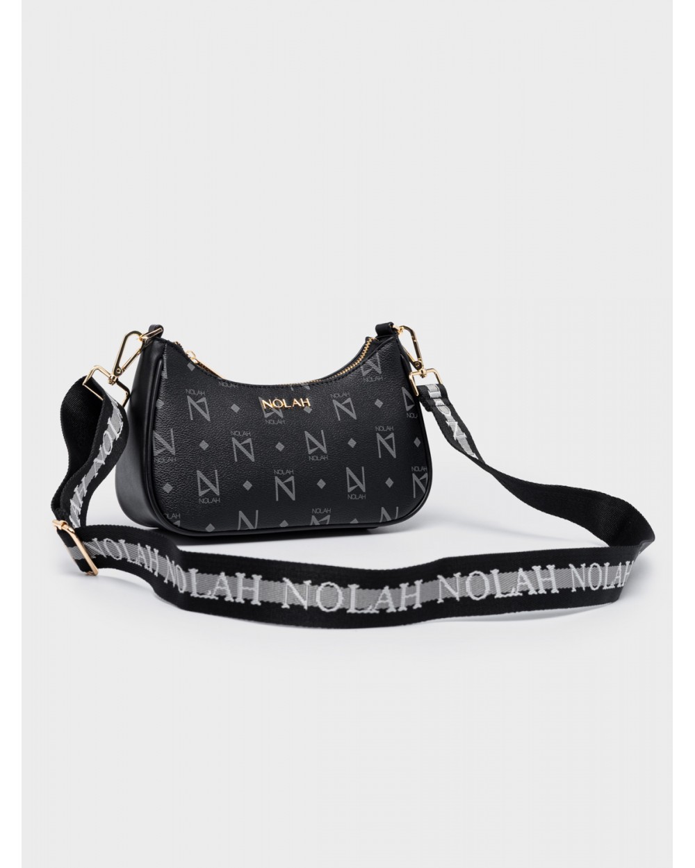 Nolah Γυναικεία Τσάντα ώμου & χιαστί Mona Black Γυναικείες Τσάντες