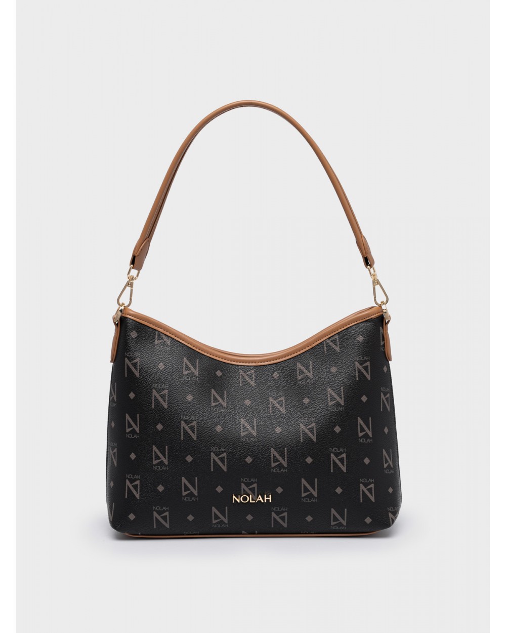 Nolah Γυναικεία Τσάντα ώμου & χιαστί Bettina Brown Γυναικείες Τσάντες
