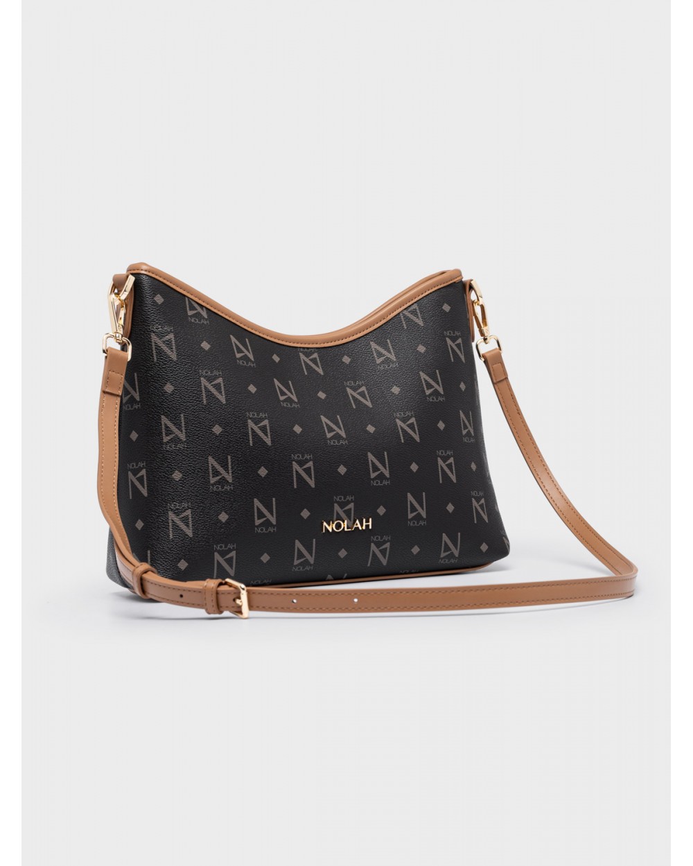 Nolah Γυναικεία Τσάντα ώμου & χιαστί Bettina Brown Γυναικείες Τσάντες