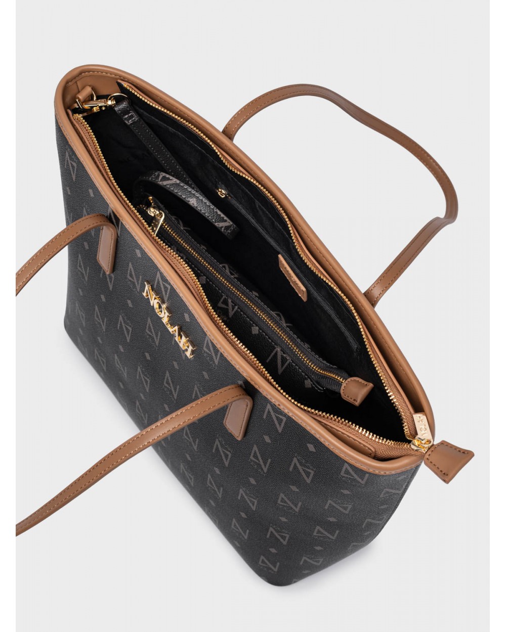 Nolah Γυναικεία Τσάντα ώμου Ansa Brown Γυναικείες Τσάντες