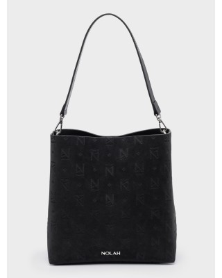 Nolah Γυναικεία Τσάντα ώμου & χιαστί Brielle Black Silver
